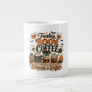 Grande Tasse Mignon Fantôme Effrayant Amateur de Café Halloween
