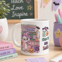 Mignon Kawaii Prof Fantôme Halloween Épouvantable