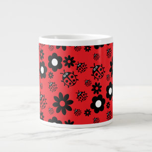 Grande Tasse Mignonne coccinelle à motifs