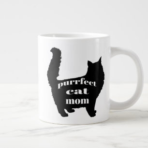 Grande Tasse Mignonne mamie de chat moderne
