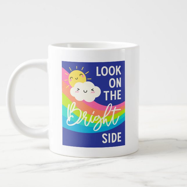 Grande Tasse Mignonne regard sur le côté lumineux (Gauche)