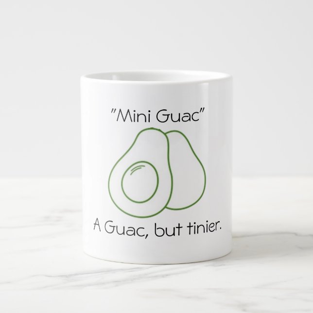 Grande Tasse Mini Guac (Devant)