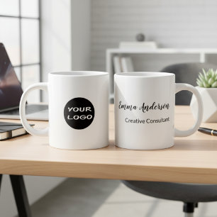 Grande Tasse Minimal Moderne Votre Logo