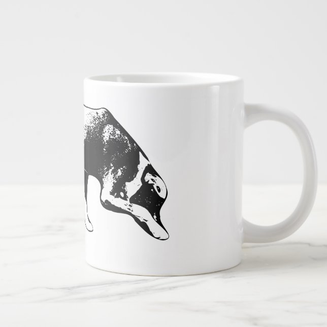 Grande Tasse Mode de suivi - Nez au sol (Droite)