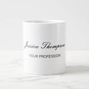 Grande Tasse Moderne élégant Plain Simple Professionnel