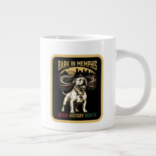 Grande Tasse Mois de l'histoire des Noirs American Bulldog Art
