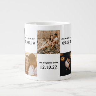 Grande Tasse Moments romantiques en couple Dates personnalisées