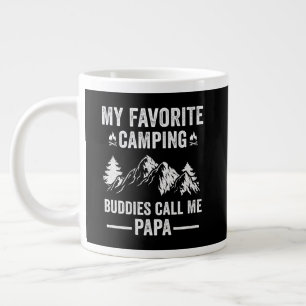 Grande Tasse Mon Camping Préféré - Les Potes M'appellent Papa