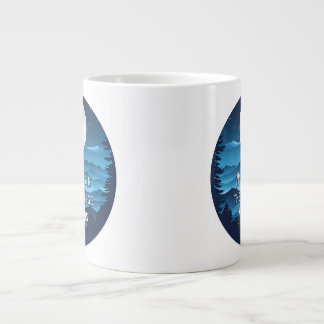 Grande Tasse Mon coeur est dans les Blue Ridge Mountains-Jumbo 