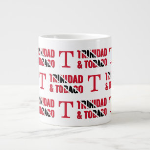 Grande Tasse MONogramme DU DRAPEAU DE TRINIDAD TOBAGO