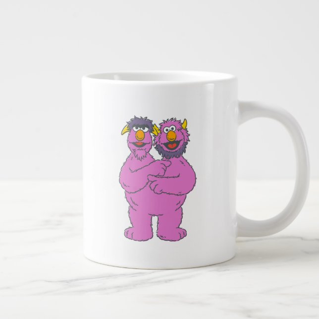 Grande Tasse Monstre à deux têtes de Sesame Street (Droite)