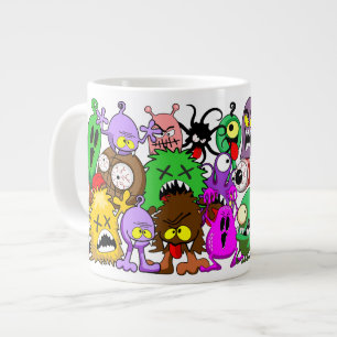 Grande Tasse Monstres caractères mignons Motif d'Halloween