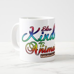 Grande Tasse Montrez La Sincérité Aux Animaux Typographie Arc-E