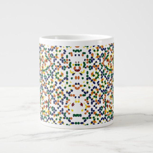 Grande Tasse Moroccan Geometric Pattern (Devant)
