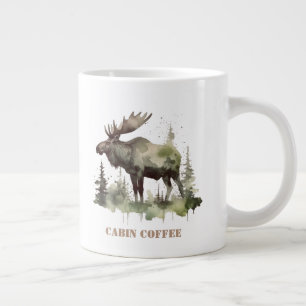 Grande Tasse Mossy Moose Wildlife Portrait, personnalisé