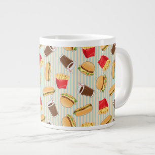 Grande Tasse Motif 2 d'aliments de préparation rapide