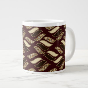 Grande Tasse Motif africain 2 de peau de guépard