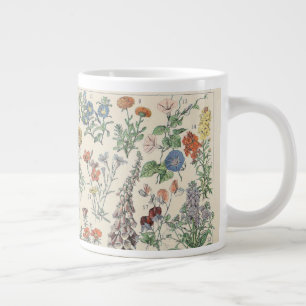 Grande Tasse Motif botanique vintage