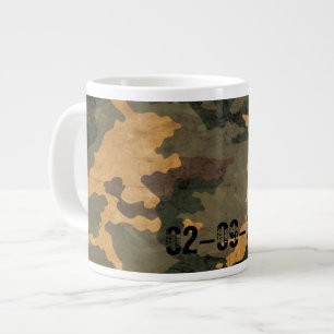 Grande Tasse Motif de camouflage vert vintage 2020