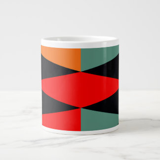 Grande Tasse Motif de diamant géométrique moderne scandinave