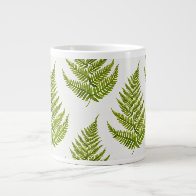 Grande Tasse Motif de fouille aquarelle (Devant)