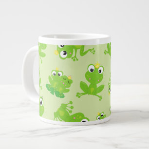 Grande Tasse Motif de grenouille, Grenouilles mignonnes, Grenou