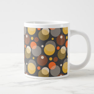 Grande Tasse Motif de la bande de points Polka