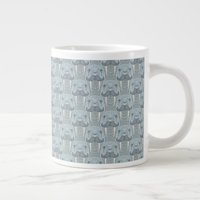 Grande Tasse Motif de Walrus Mustache (Droite)