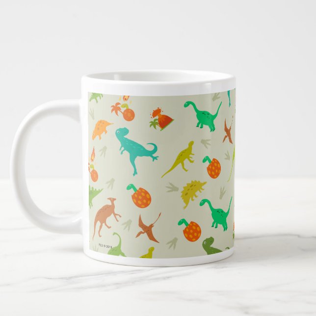 Grande Tasse Motif des dinosaures (Gauche)