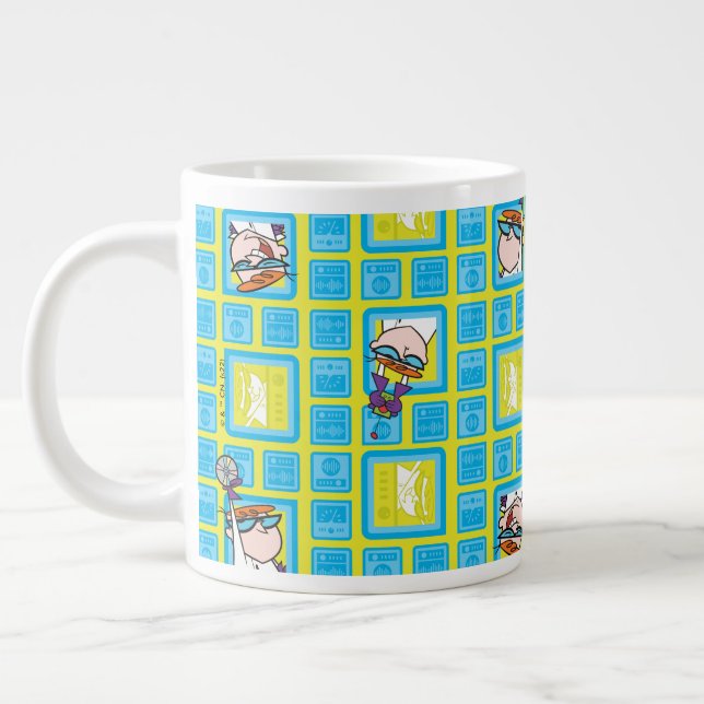 Grande Tasse Motif des expériences de laboratoire de Dexter (Gauche)
