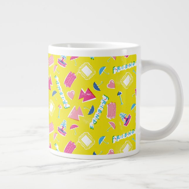 Grande Tasse Motif d'icône Neon FRIENDS™ (Droite)