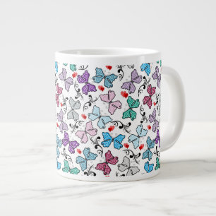 Grande Tasse Motif floral de Valentine