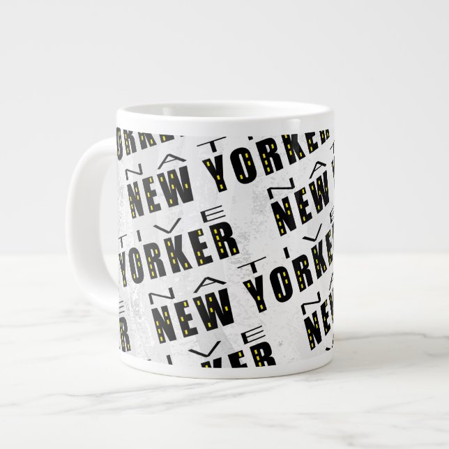 Grande Tasse Motif natif du New Yorker (Devant gauche)
