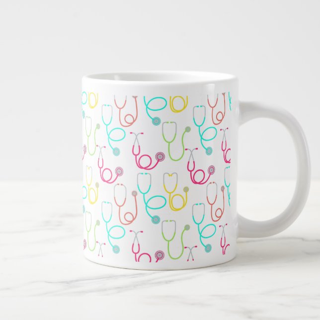 Grande Tasse Motif néo-stéthoscope (Droite)