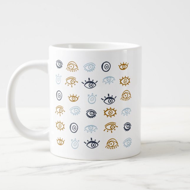 Grande Tasse Motif oeil mal (Gauche)