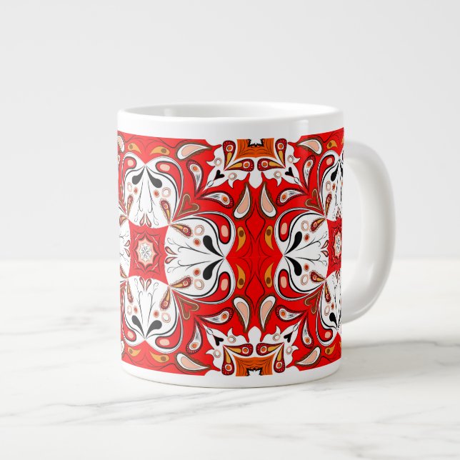Grande Tasse Motif portugais de carreau de céramique (Devant droit)