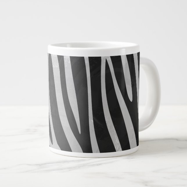 Grande Tasse Motif Poster de animal branché Zebra créé par Imag (Devant droit)