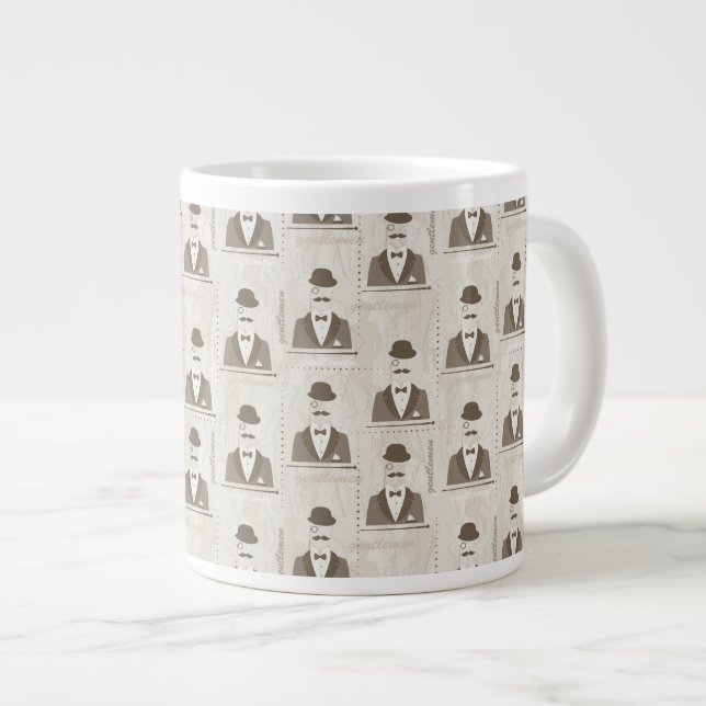 Grande Tasse motif rétro (Devant droit)