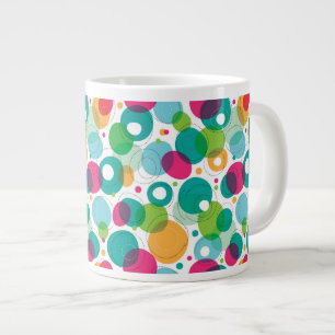 Grande Tasse Motif rond d'enfants de bulles