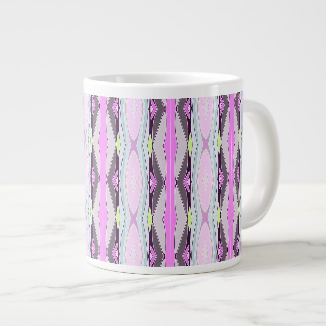 Grande Tasse Motif rose unique (Devant droit)