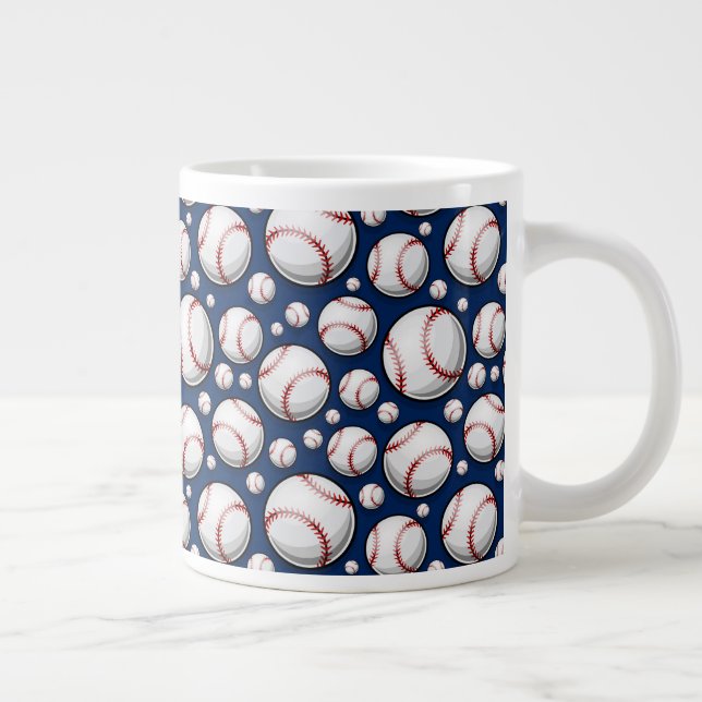 Grande Tasse Motif sportif de baseball (Droite)