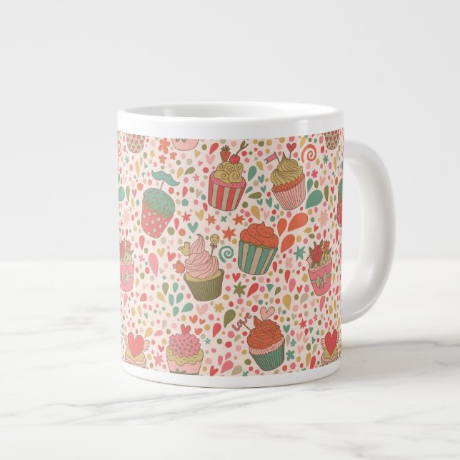 Grande Tasse motif sucré (Devant droit)