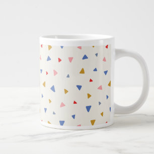 Grande Tasse Motif triangle à main