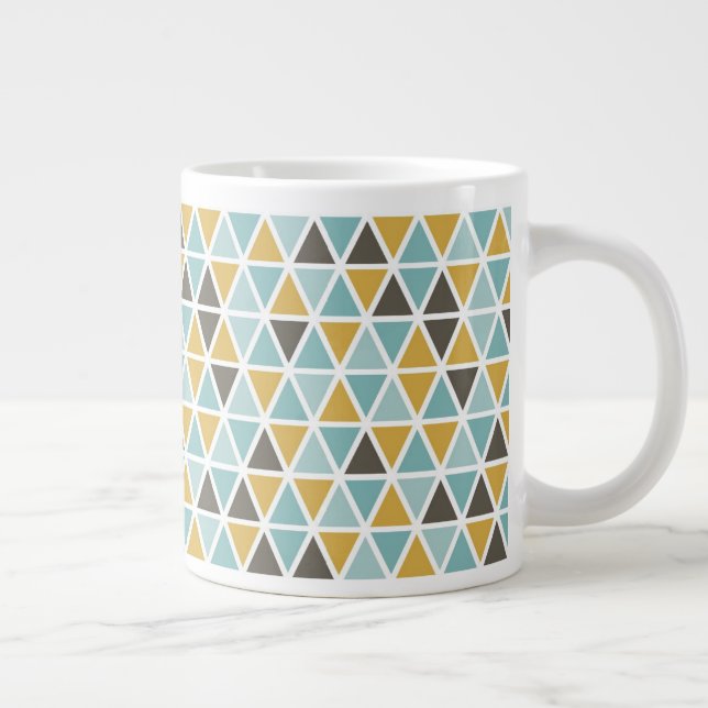 Grande Tasse Motif triangulaire géométrique (Droite)
