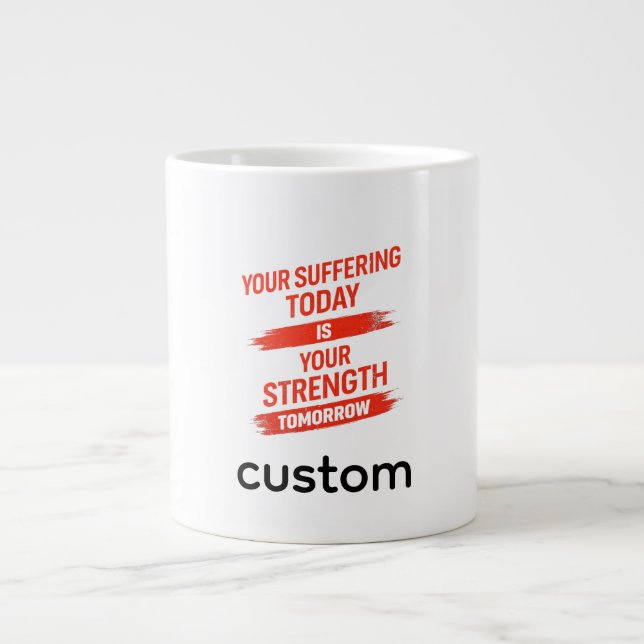 Grande Tasse Motivation Quote Design (Devant)