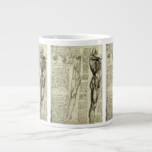 Grande Tasse Muscles humains anatomiques de Léonard de Vinci