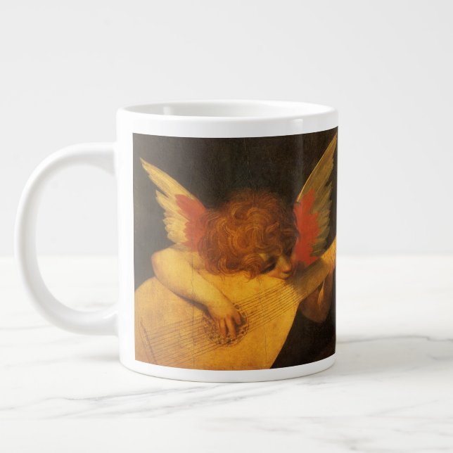 Grande Tasse Musicien Angel Lecture par Rosso Fiorentino (Gauche)