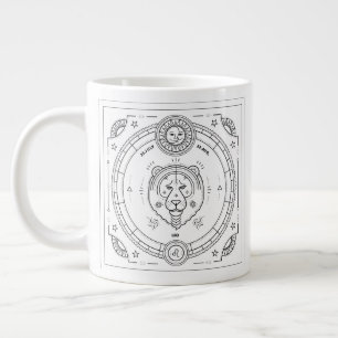 Grande Tasse Musique d'anniversaire de Leo Zodiac