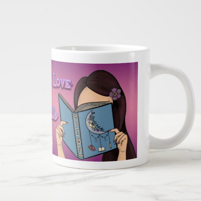 Grande Tasse Musique de couleur de la fille de lecture (Droite)