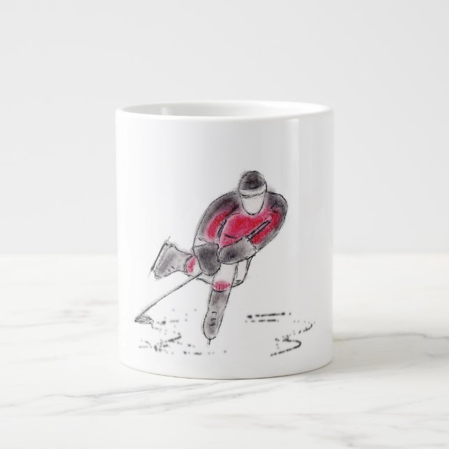 Grande Tasse Musique de hockey (Devant)